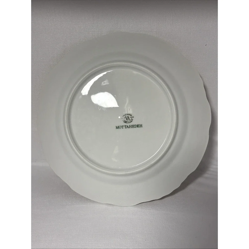 Mottahedeh Dessert Plate And Bowl Set Plum Design Summer Fruit Collection